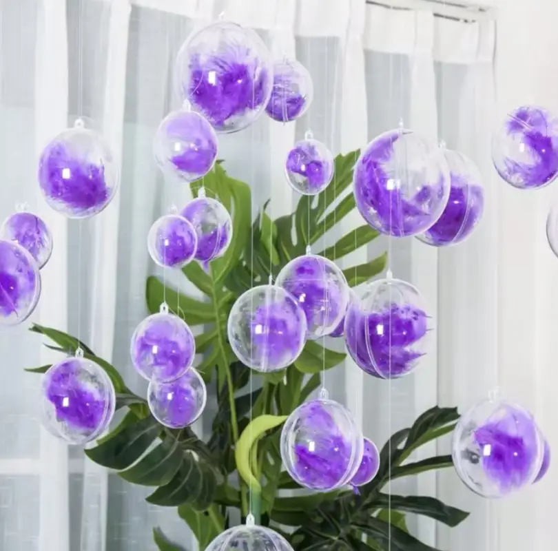 Пластиковые шарики заготовки для ёлочных игрушек 7 см 5 штук Пластиковые шарики заготовки для ёлочных игрушек 7 см 5 штук