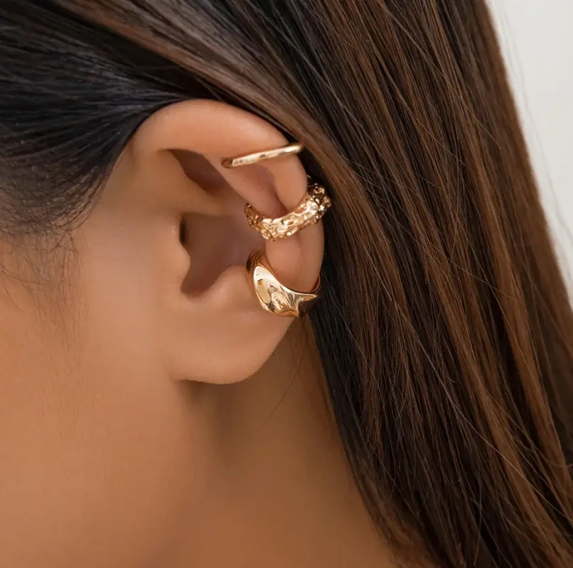 Каффы набор золотистые 3 штуки