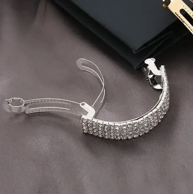 Заколка для волос с кристаллами 5 см