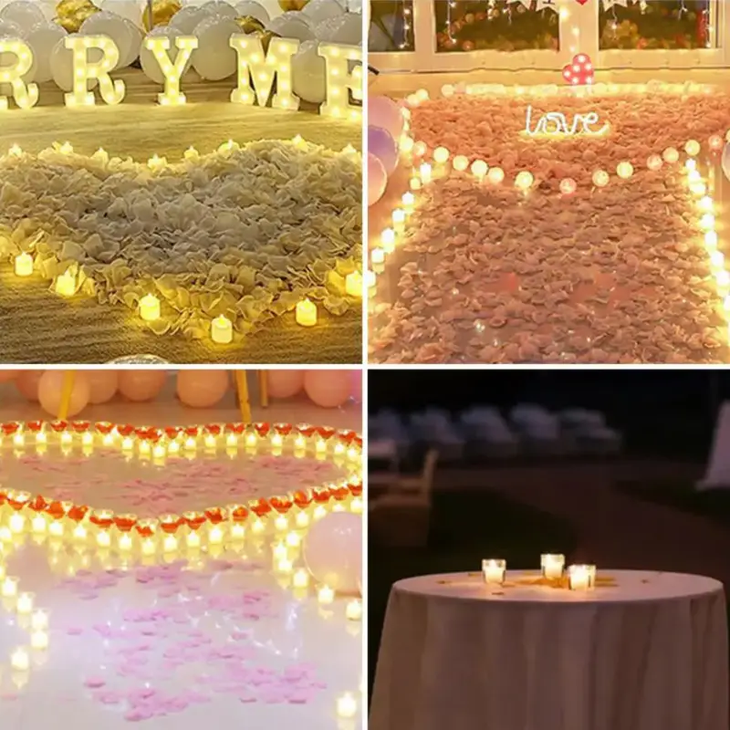 Свечи светодиодная на батарейках 5 штук