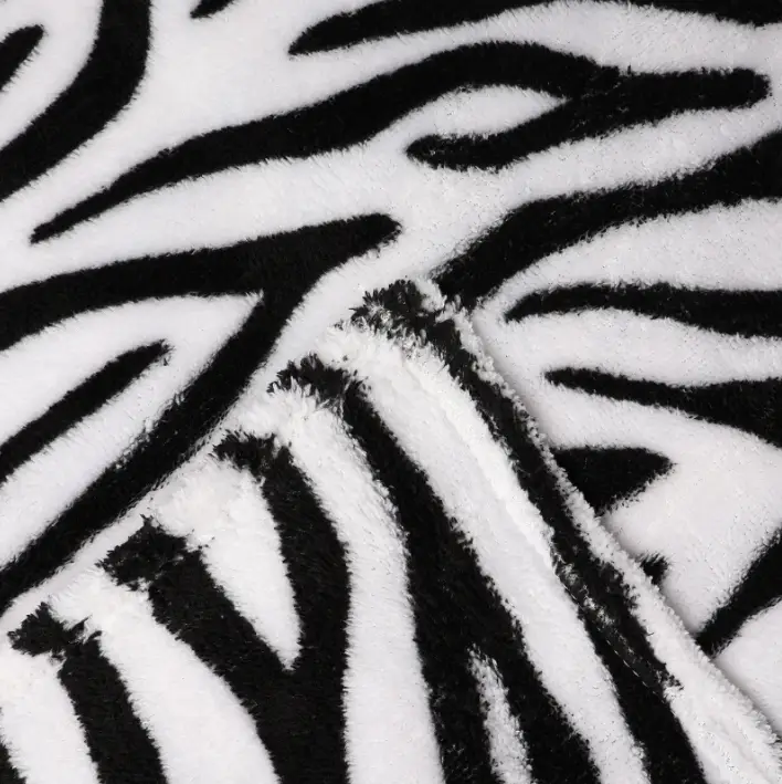 Плед велсофт Зебра 160x200 cм