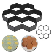 Форма для тротуарной плитки Соты пластиковая 1 штука