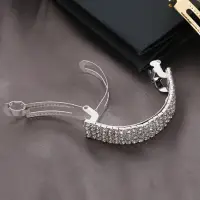 Заколка для волос с кристаллами 5 см