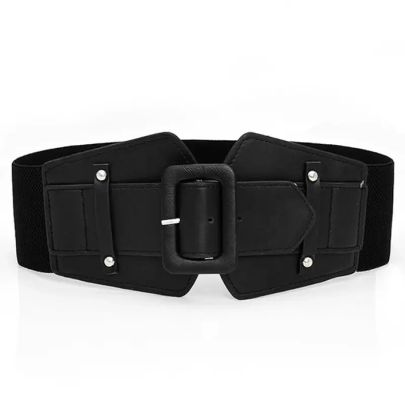 Ремень широкий черный Ремень широкий черный