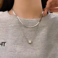 Подвеска на шею Кубик двойная