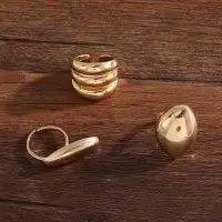 Набор колец массивные 3 штуки