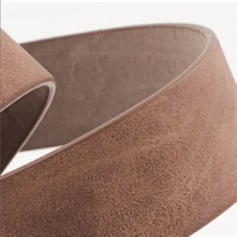 Ремень коричневый с круглой пряжкой 100см Ремень коричневый с круглой пряжкой 100см