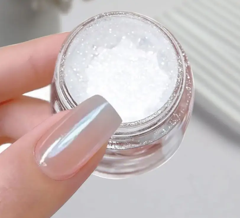 Втирка жемчужная для ногтей без оттенка 2 грамма