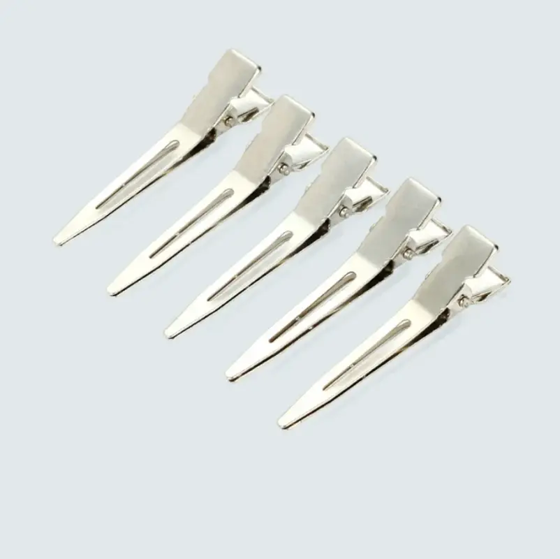 Зажимы для волос парикмахерские 4,5 см металлические 12 штук