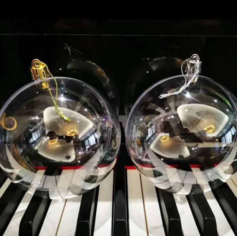 Пластиковые шарики заготовки для ёлочных игрушек 7 см 5 штук Пластиковые шарики заготовки для ёлочных игрушек 7 см 5 штук