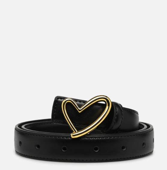 Ремень женский с пряжкой в форме сердца 105 см Ремень женский с пряжкой в форме сердца 105 см