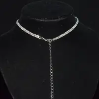 Чокер на шею со стразами