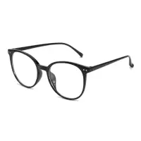 Очки имиджевые без диоптрий круглые черные