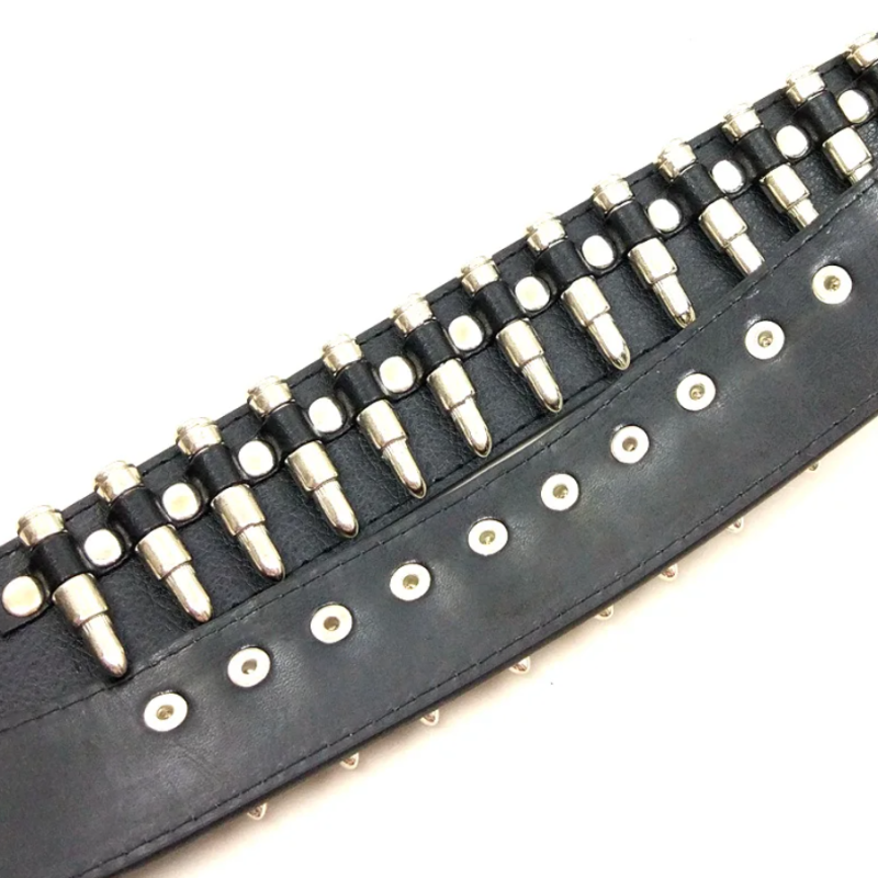 Ремень черный патронташ 95 см Ремень черный патронташ 95 см