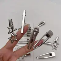 Заколки для волос набор металлические 8 штук