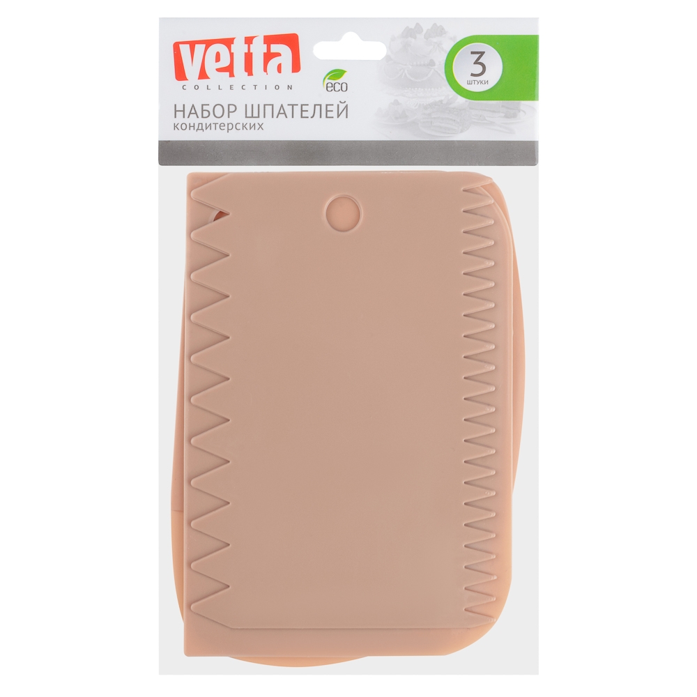 VETTA Набор шпателей кондитерских, 3шт, 2 цвета