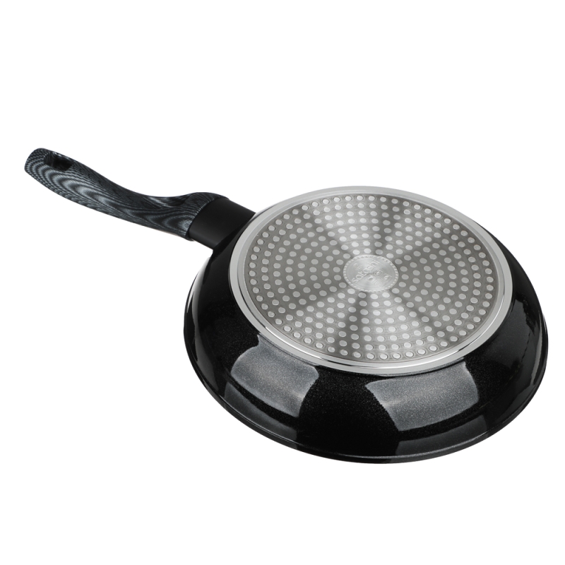 SATOSHI Карбон Сковорода литая d24см, антипригарное покрытие Мрамор, индукция SATOSHI Карбон Сковорода литая d24см, антипригарное покрытие Мрамор, индукция