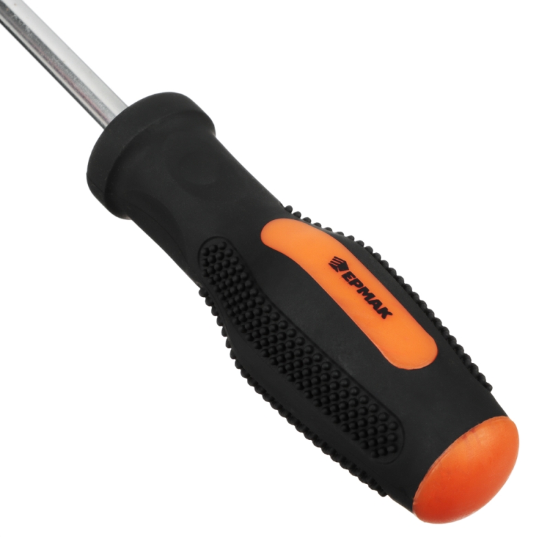 ЕРМАК Отвертка с противоскользящей ручкой PH3 8х150мм (+), CrV ЕРМАК Отвертка с противоскользящей ручкой PH3 8х150мм (+), CrV