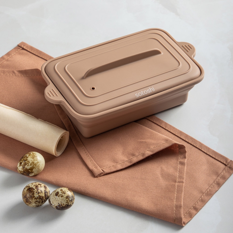 SATOSHI Контейнер складной для запекания (пароварка) 20х11х7см прямоугольный, силикон SATOSHI Контейнер складной для запекания (пароварка) 20х11х7см прямоугольный, силикон