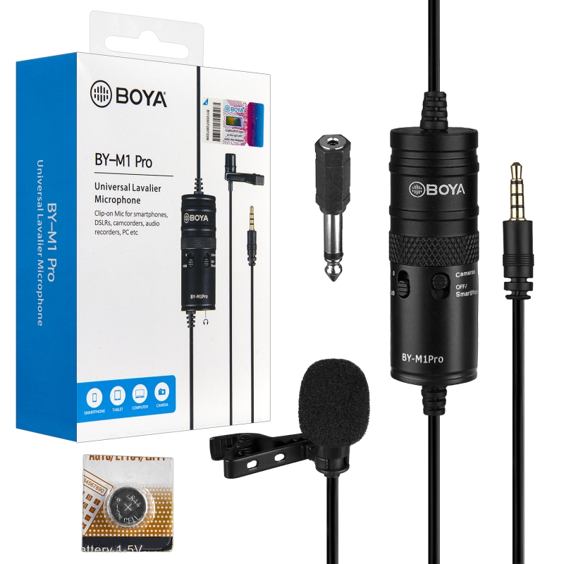 Микрофон накамерный BOYA BY-M1 Pro Микрофон накамерный BOYA BY-M1 Pro