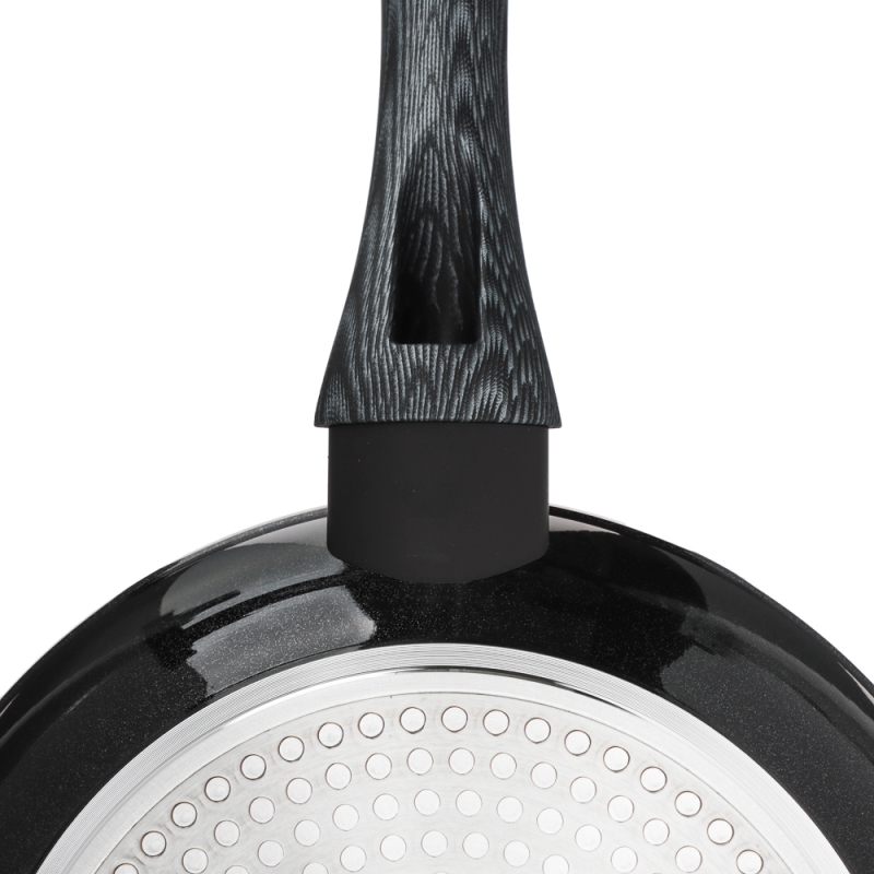 SATOSHI Карбон Сковорода литая d24см, антипригарное покрытие Мрамор, индукция SATOSHI Карбон Сковорода литая d24см, антипригарное покрытие Мрамор, индукция