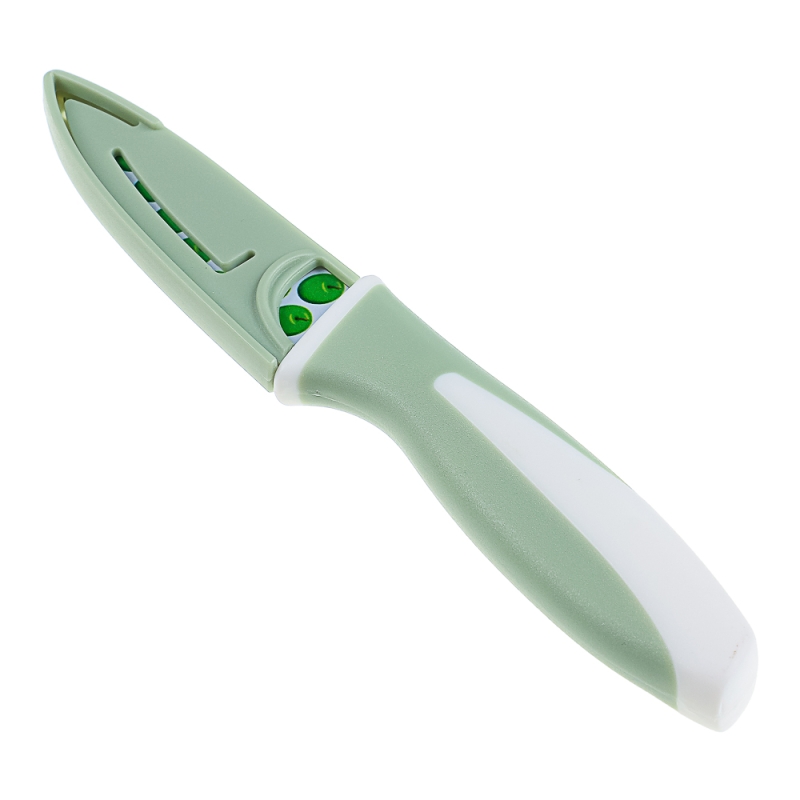 VETTA Нож с антиналипающим покрытием в чехле  VETTA Нож с антиналипающим покрытием в чехле "Фрукты", 21х2,5см