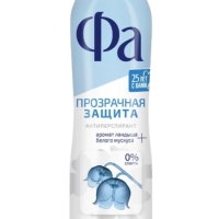 Дезодорант-антиперспирант спрей женский ФА Прозрачная защита, 150мл