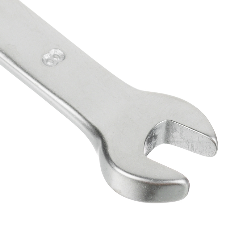 ЕРМАК Ключ рожково-накидной, 8мм, матовый CRV ЕРМАК Ключ рожково-накидной, 8мм, матовый CRV