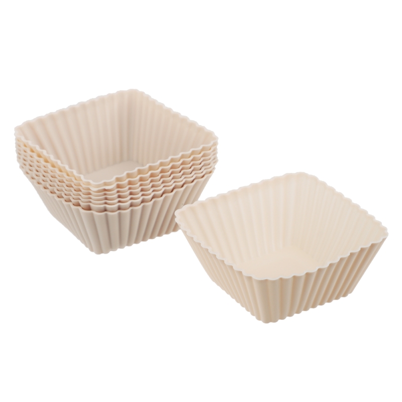 VETTA Набор форм силиконовых 16шт, 7х3см, квадратные, VETTA Набор форм силиконовых 16шт, 7х3см, квадратные, "Кекс"