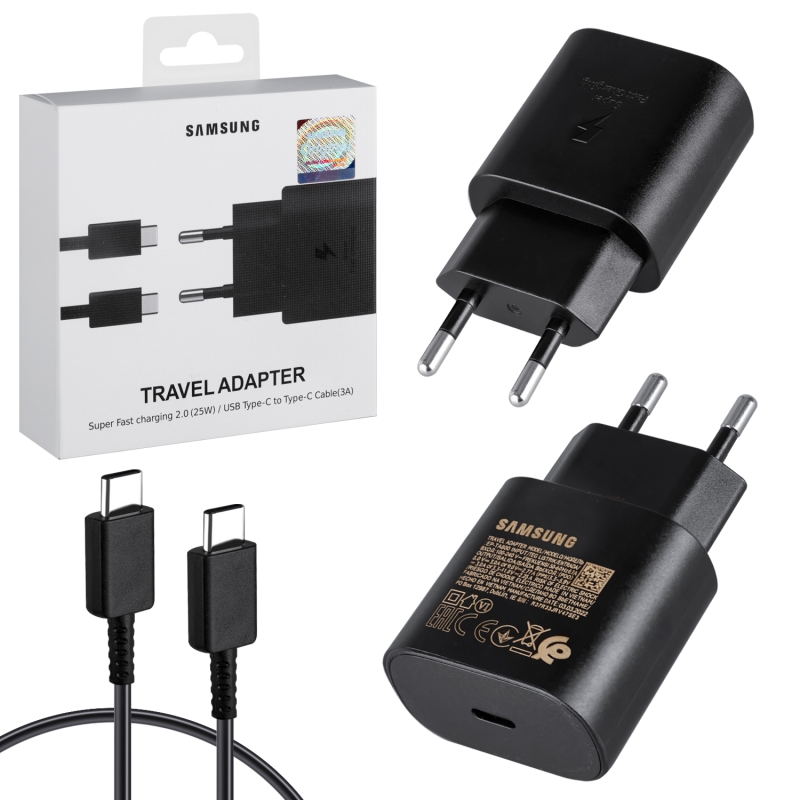 СЗУ Type-C Samsung Note 10 Super PD Fast Charging Set 25W черный СЗУ Type-C Samsung Note 10 Super PD Fast Charging Set 25W черный