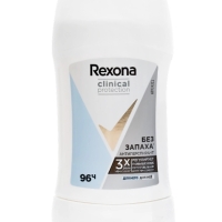 Антиперспирант-стик женский REXONA гипоаллергенный, без запаха, 40мл