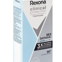 Антиперспирант-стик женский REXONA гипоаллергенный, без запаха, 40мл