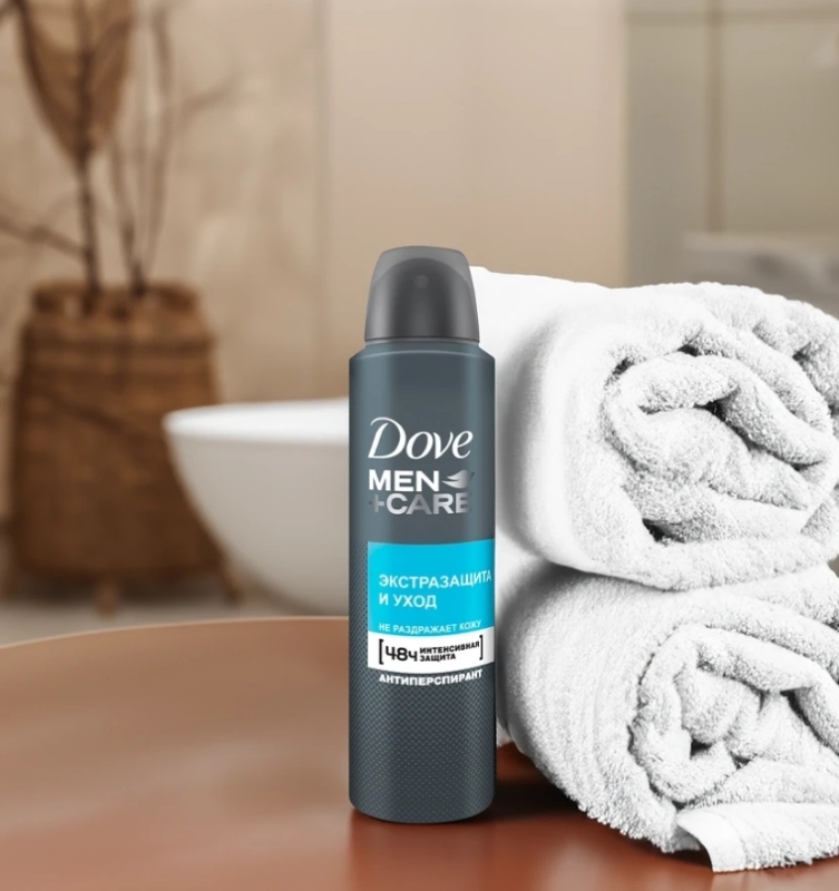Дезодорант-антиперспирант спрей мужской DOVE Men + Care Экстразащита и уход, 150мл Дезодорант-антиперспирант спрей мужской DOVE Men + Care Экстразащита и уход, 150мл