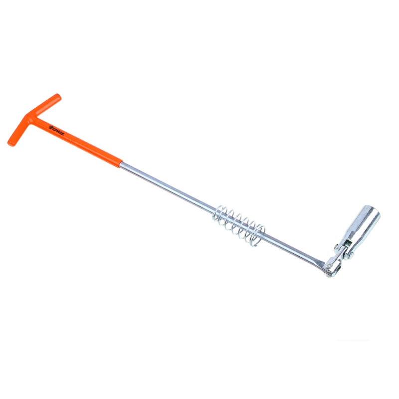 ЕРМАК X-PRO Ключ свечной карданный с резиновой вставкой 16x500мм ЕРМАК X-PRO Ключ свечной карданный с резиновой вставкой 16x500мм