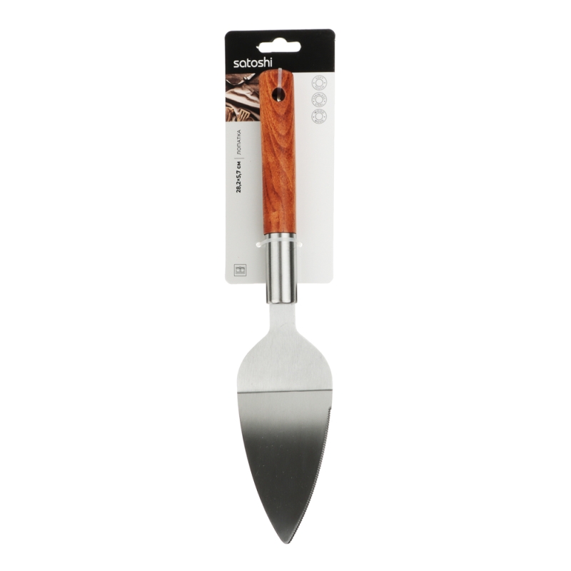 SATOSHI ЭКО Лопатка, 28.2х5.7см, нерж.сталь, бук SATOSHI ЭКО Лопатка, 28.2х5.7см, нерж.сталь, бук