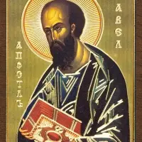 Икона "Павел Апостол" 4х6 на МДФ-6