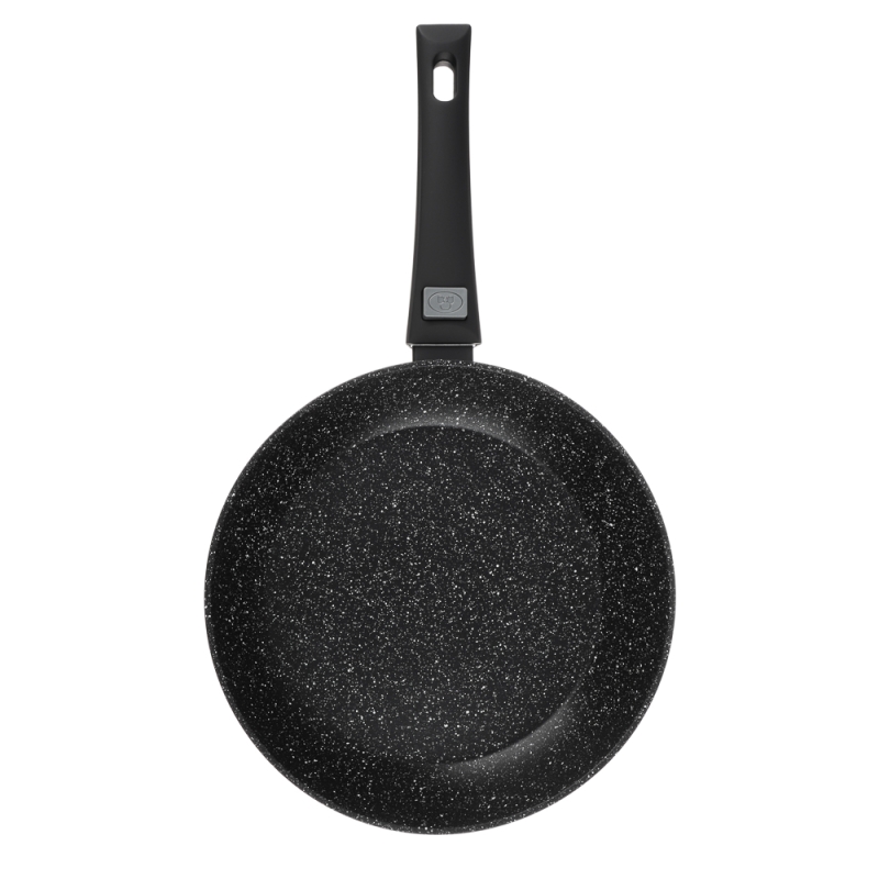 SATOSHI Оникс Сковорода литая d26см, антипригарное покрытие SATOSHI Оникс Сковорода литая d26см, антипригарное покрытие "мрамор", съемная ручка, индукция