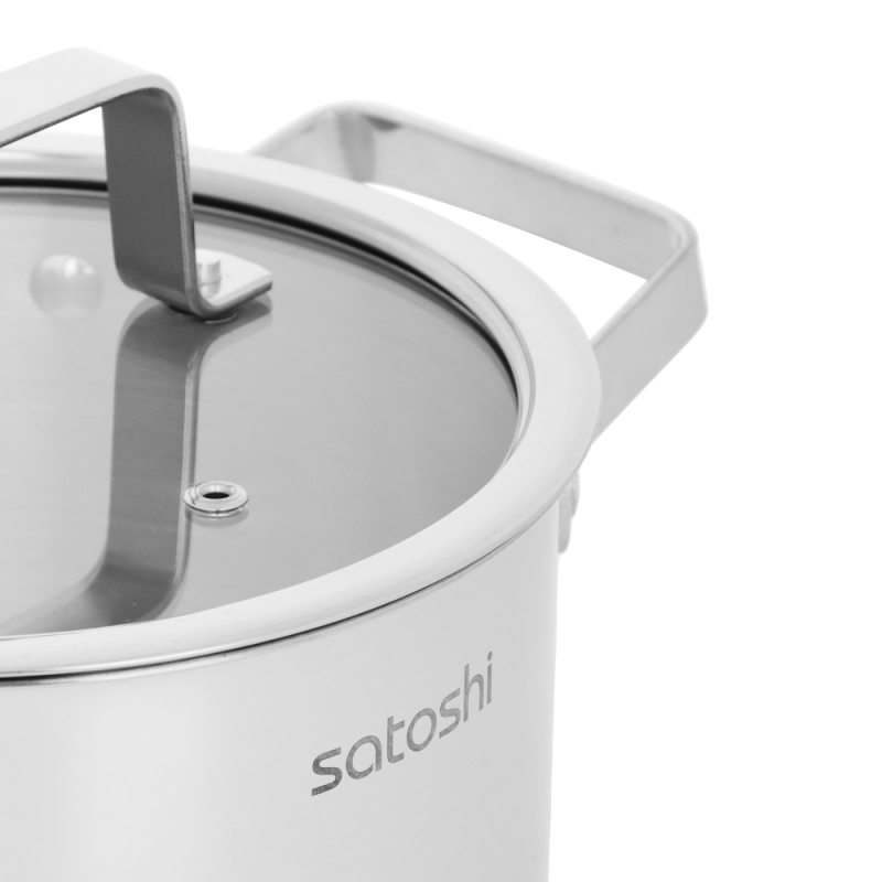SATOSHI Шато Кастрюля 18х10,5см. 2,5л. со стекл. крышкой, индукция SATOSHI Шато Кастрюля 18х10,5см. 2,5л. со стекл. крышкой, индукция