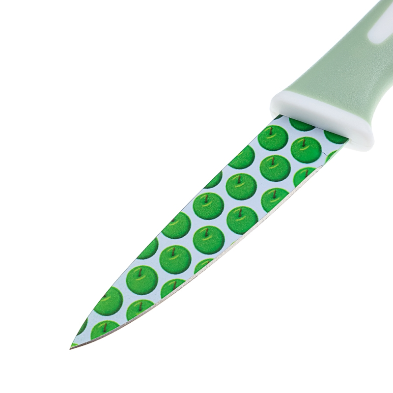 VETTA Нож с антиналипающим покрытием в чехле  VETTA Нож с антиналипающим покрытием в чехле "Фрукты", 21х2,5см