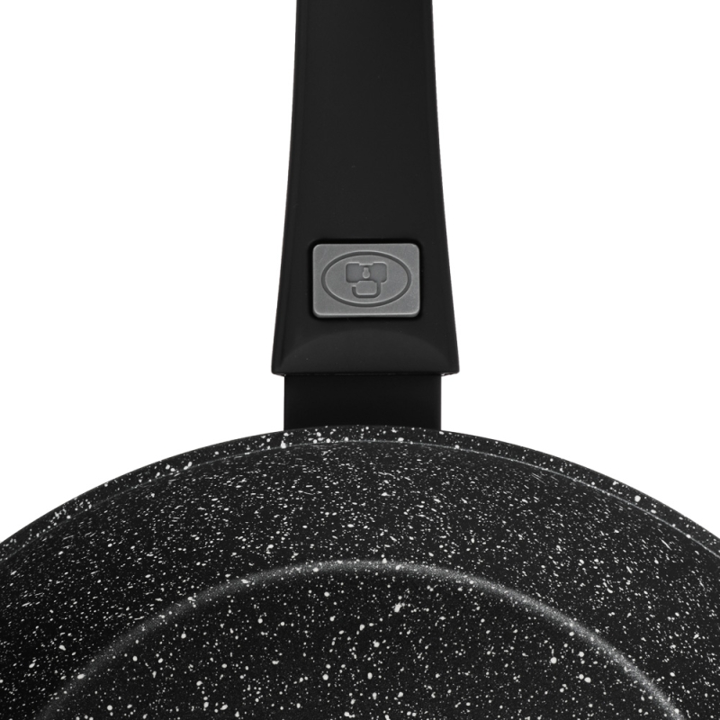 SATOSHI Оникс Сковорода литая d26см, антипригарное покрытие SATOSHI Оникс Сковорода литая d26см, антипригарное покрытие "мрамор", съемная ручка, индукция