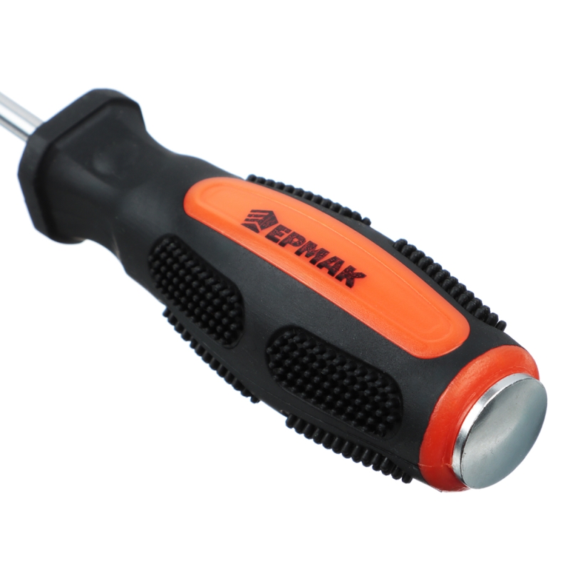 ЕРМАК Отвертка ударная с противоскользящей ручкой SL5х100мм (-) ЕРМАК Отвертка ударная с противоскользящей ручкой SL5х100мм (-)