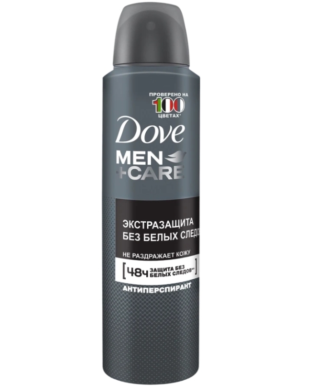 Антиперспирант-спрей мужской DOVE Men Экстразащита без белых следов, 150мл Антиперспирант-спрей мужской DOVE Men Экстразащита без белых следов, 150мл