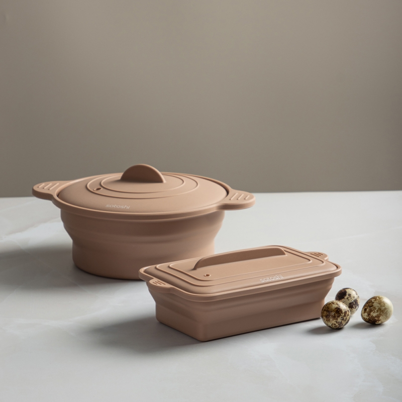 SATOSHI Контейнер складной для запекания (пароварка) 20х11х7см прямоугольный, силикон SATOSHI Контейнер складной для запекания (пароварка) 20х11х7см прямоугольный, силикон