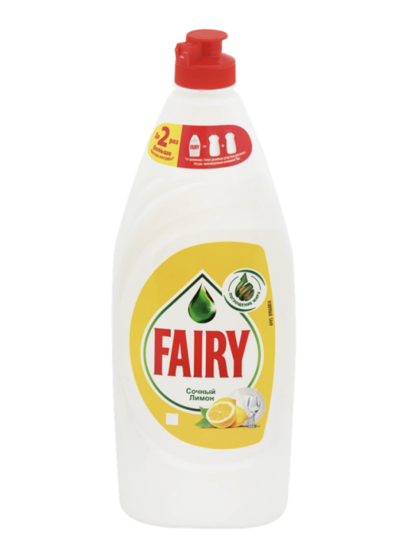 Средство для мытья посуды FAIRY Сочный лимон, 650мл Средство для мытья посуды FAIRY Сочный лимон, 650мл