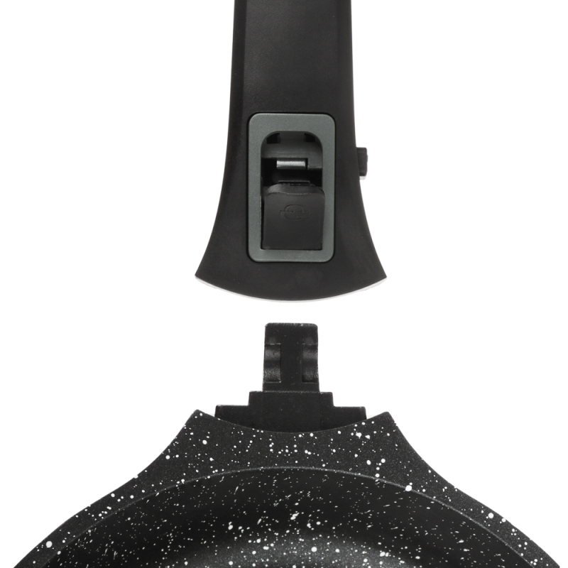 SATOSHI Уран Сковорода литая d20см, антипригарное покрытие Мрамор, индукция, съемная ручка SATOSHI Уран Сковорода литая d20см, антипригарное покрытие Мрамор, индукция, съемная ручка