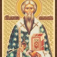 Икона "Дионисий Ареопагит" 4х6 на МДФ-6 Икона "Дионисий Ареопагит" 4х6 на МДФ-6