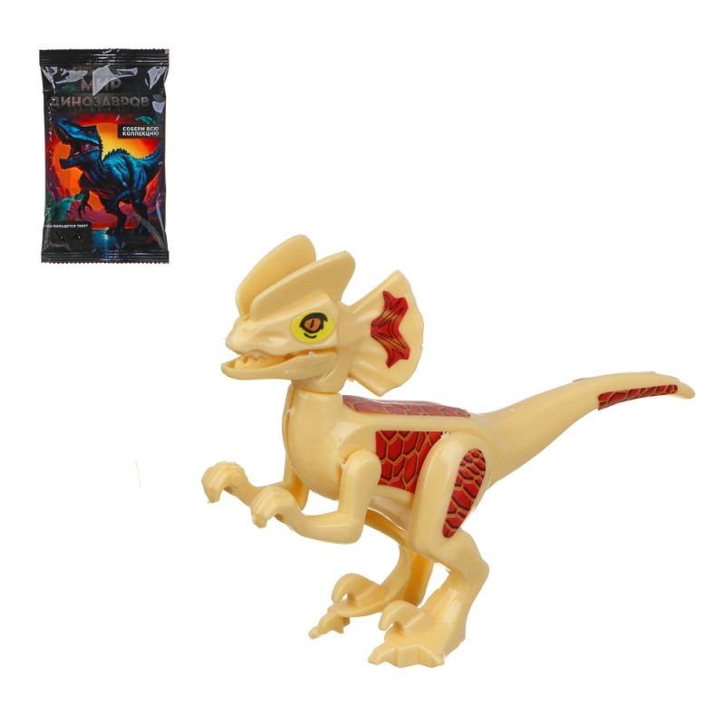ИГРОЛЕНД Конструктор  ИГРОЛЕНД Конструктор "Мир динозавров", ABS, 9.5х15см, 5 дизайнов
