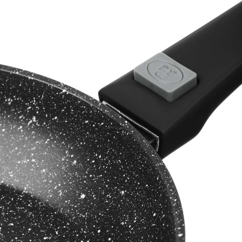 SATOSHI Оникс Сковорода литая d26см, антипригарное покрытие SATOSHI Оникс Сковорода литая d26см, антипригарное покрытие "мрамор", съемная ручка, индукция