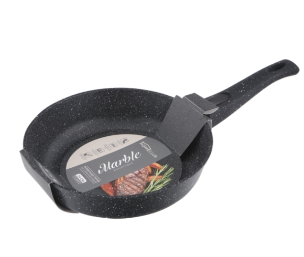 Сковорода HOMECLUB Marble 26см литая со съемной ручкой soft touch HC-26I-SR Сковорода HOMECLUB Marble 26см литая со съемной ручкой soft touch HC-26I-SR