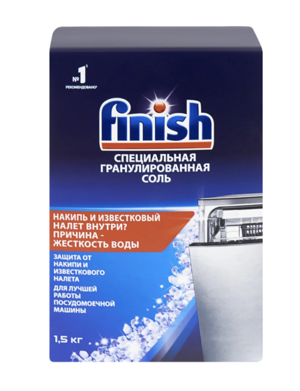 Соль для посудомоечной машины FINISH, 1,5кг Соль для посудомоечной машины FINISH, 1,5кг